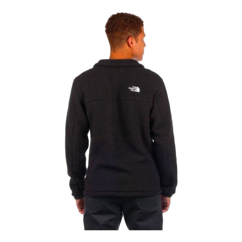North Face Men's Parkview 1/4 Snap Fleece Pullover Black Large NWT